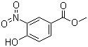 Methyl 3-nitro-4-hydroxybenzoate molecular structure (CAS 99-42-3)
