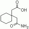 结构式 CAS# 99189-60-3, 1,1-环己基二乙酸单酰胺