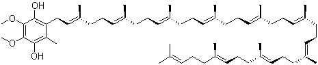 Ubiquinol molecular structure (CAS 992-78-9)